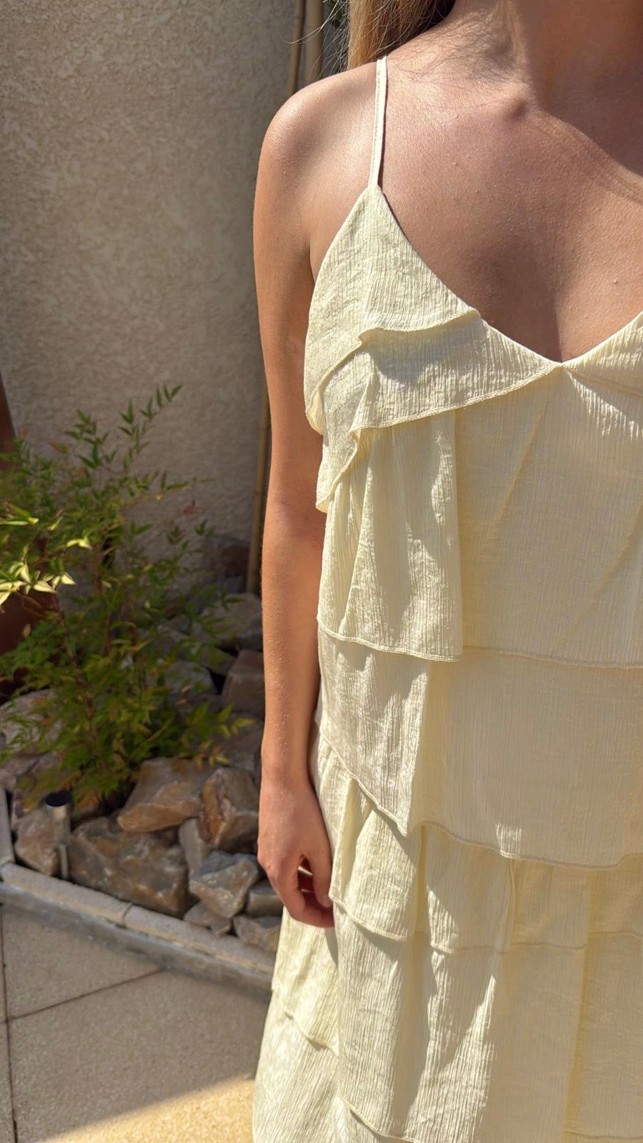 Robe longue “Kezy” Jaune