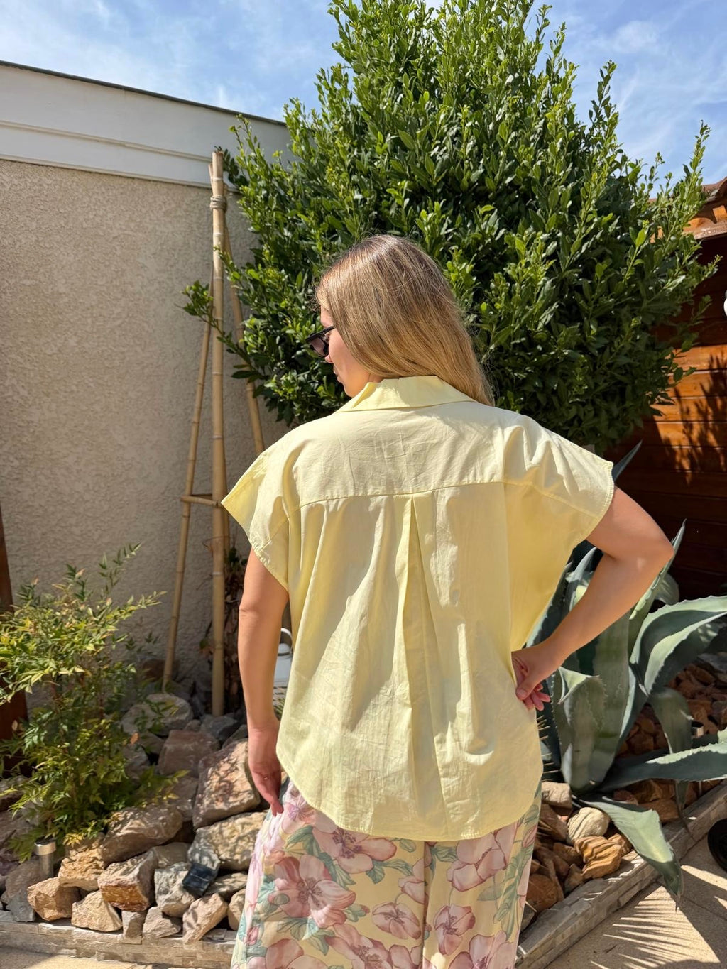 Blouse Jaune Pastel