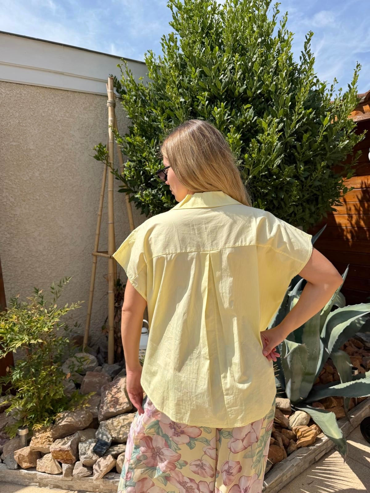 Blouse Jaune Pastel
