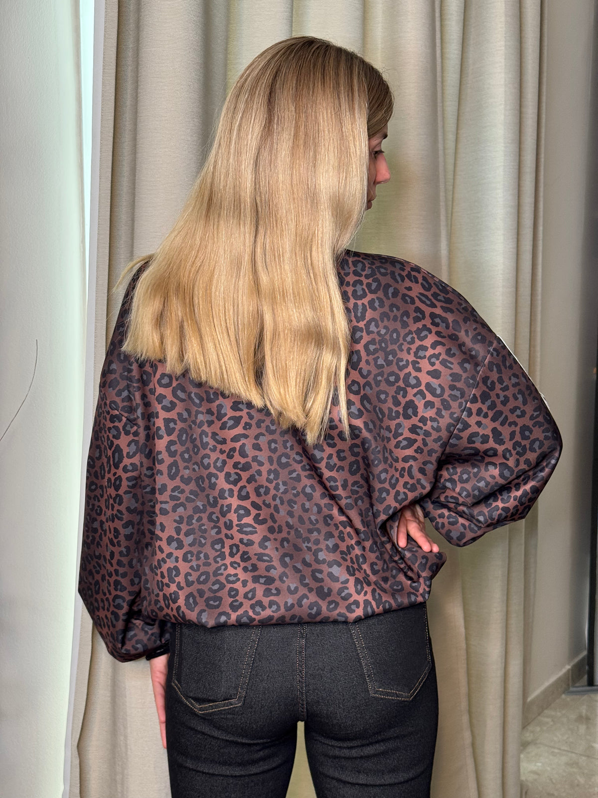 Veste zippée léopard 🐆