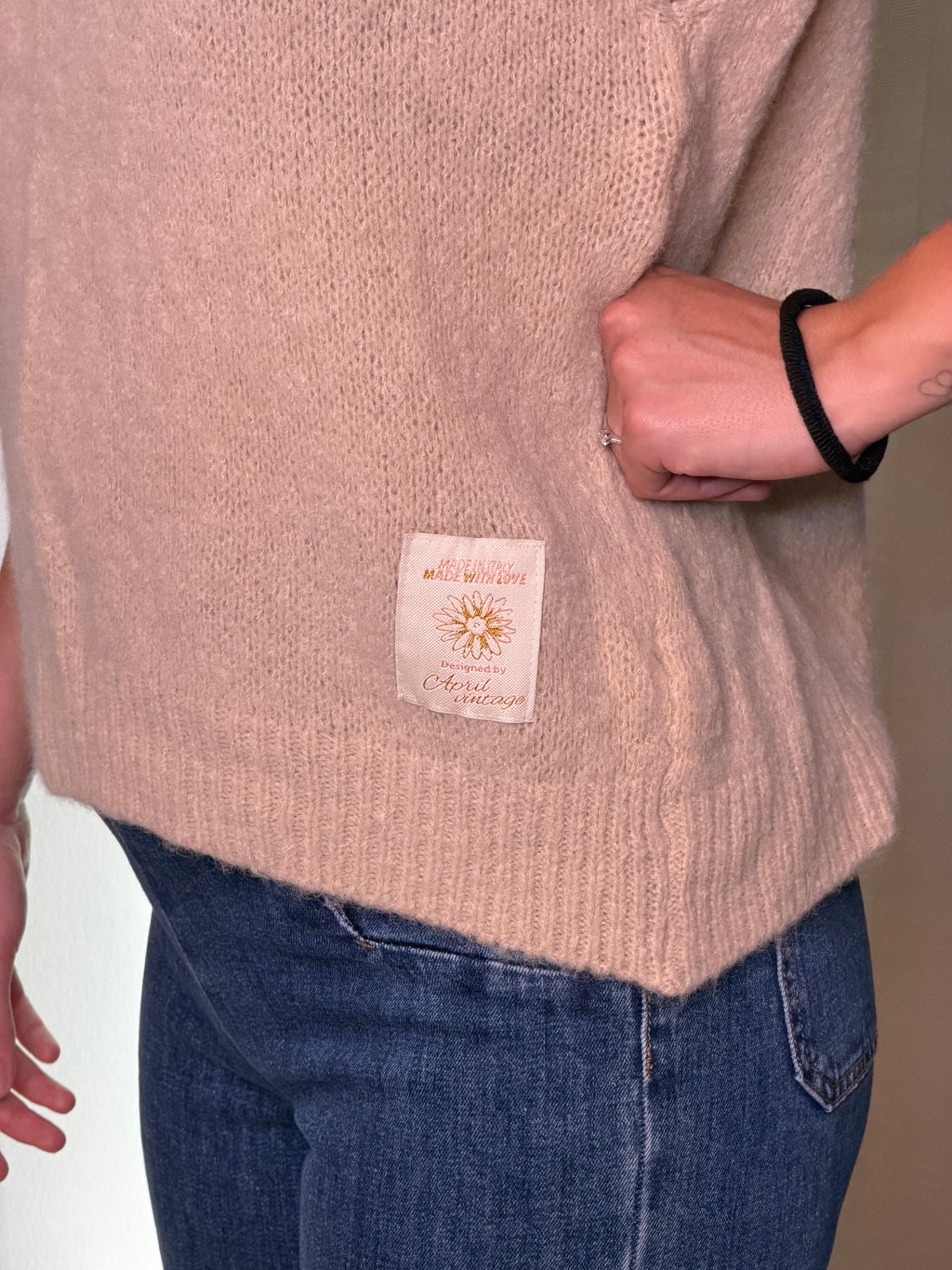Pull sans manches en maille ✨