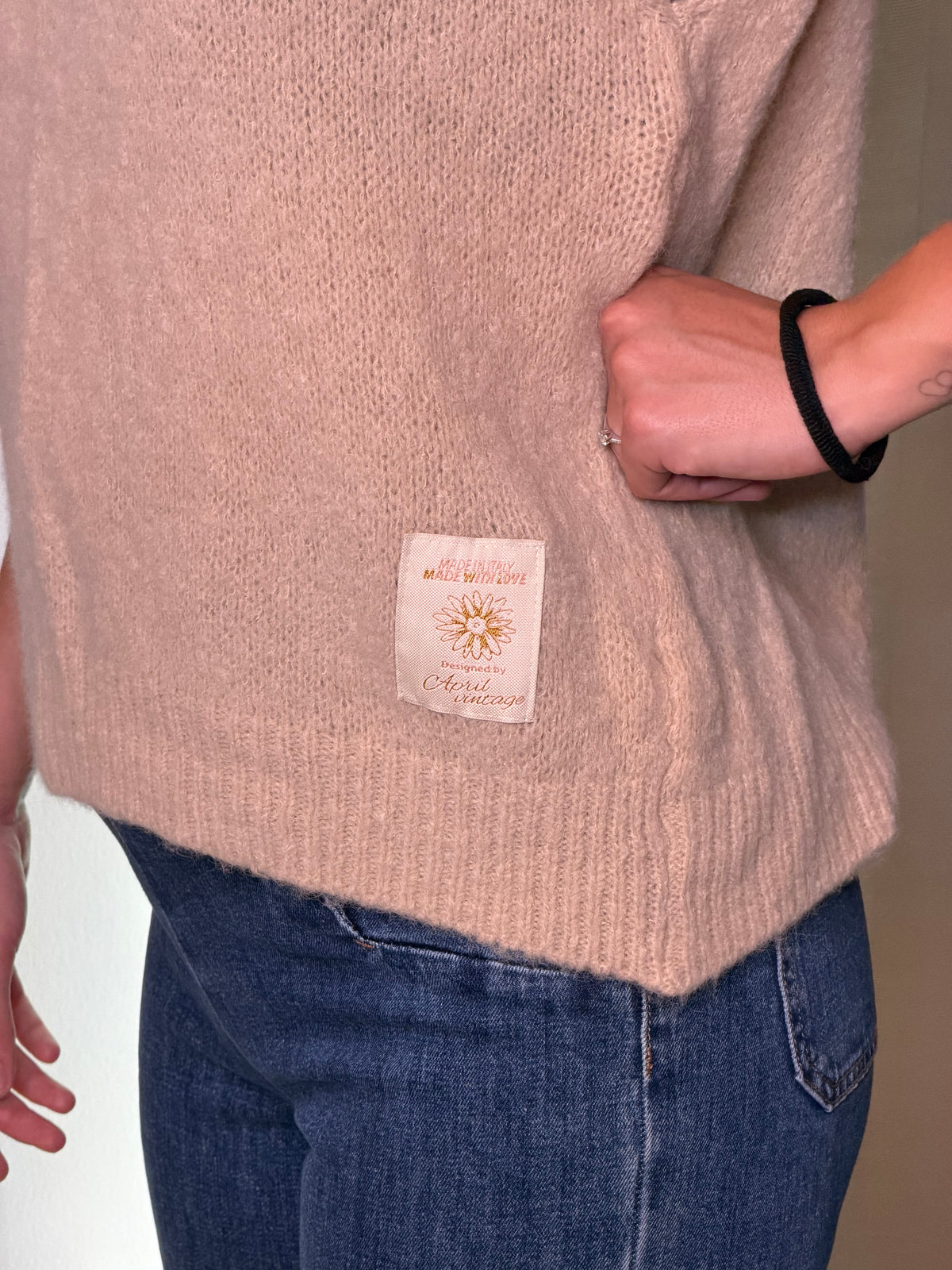 Pull sans manches en maille ✨