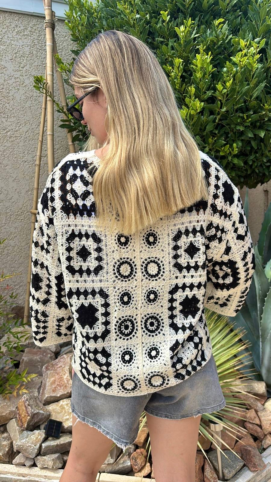 Gilet crochet Bohème