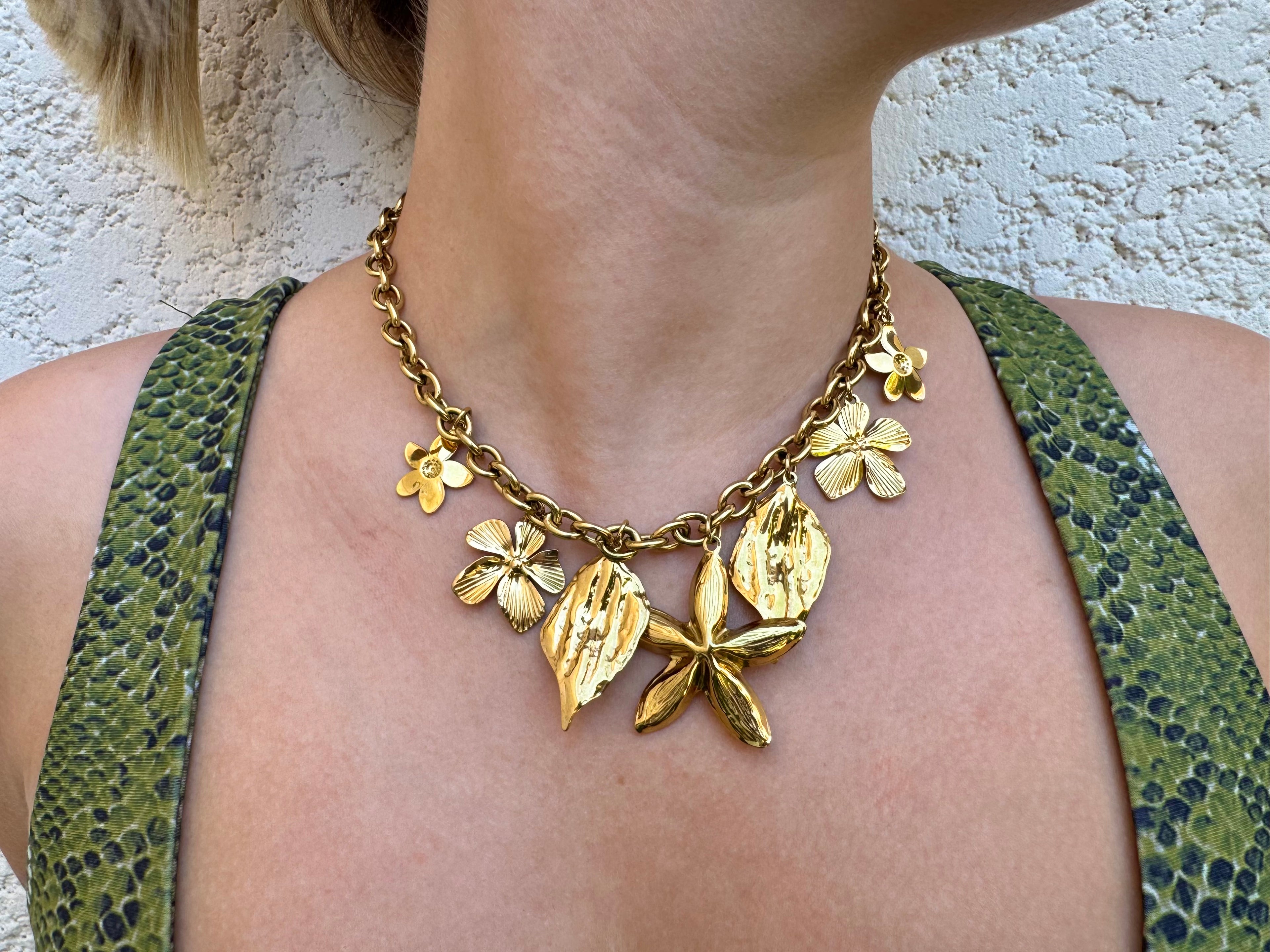 Collier Fleur Dorée