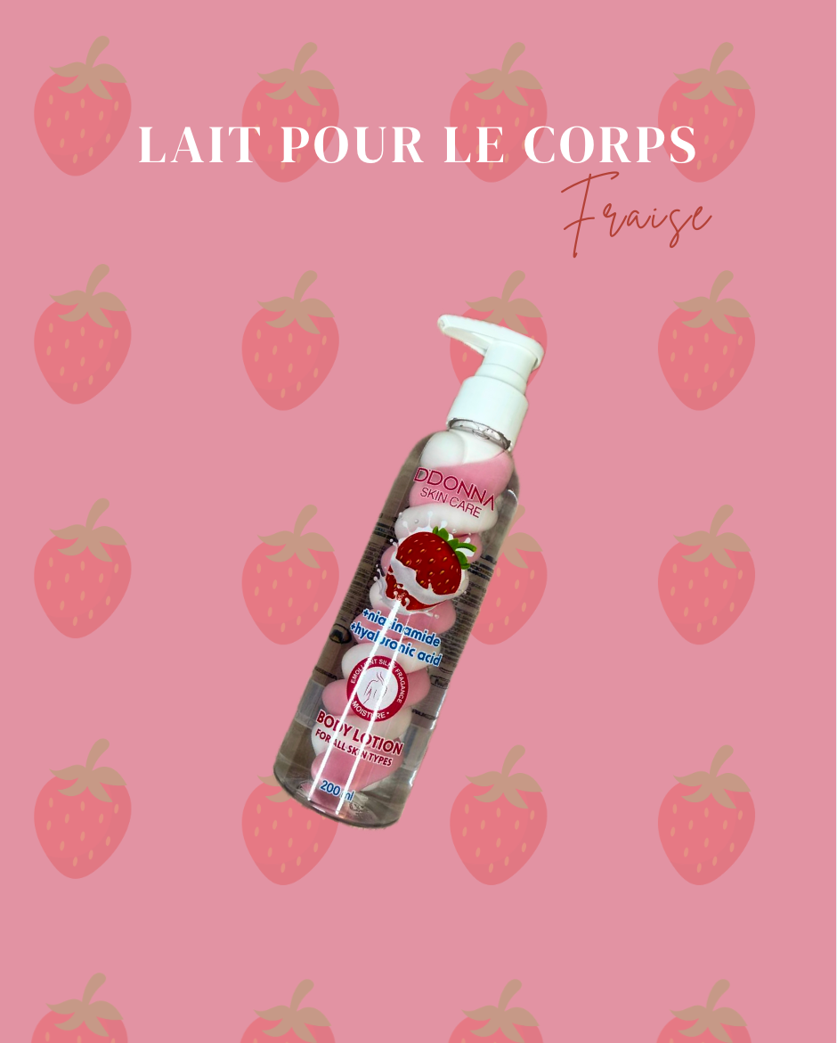 Lait Corps : Senteur Fraise 🍓