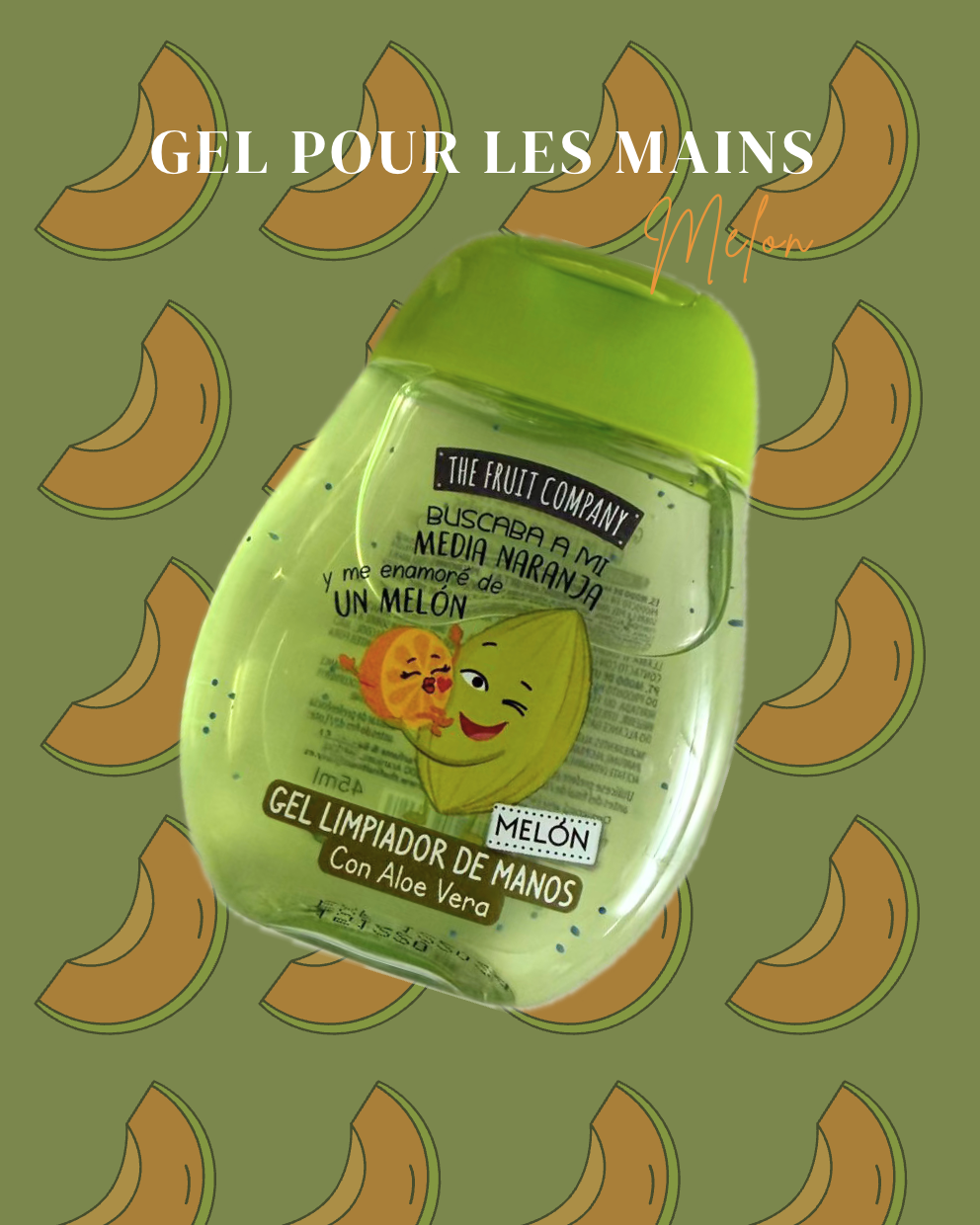 Gel Antibactérien : Senteur Melon 🍈