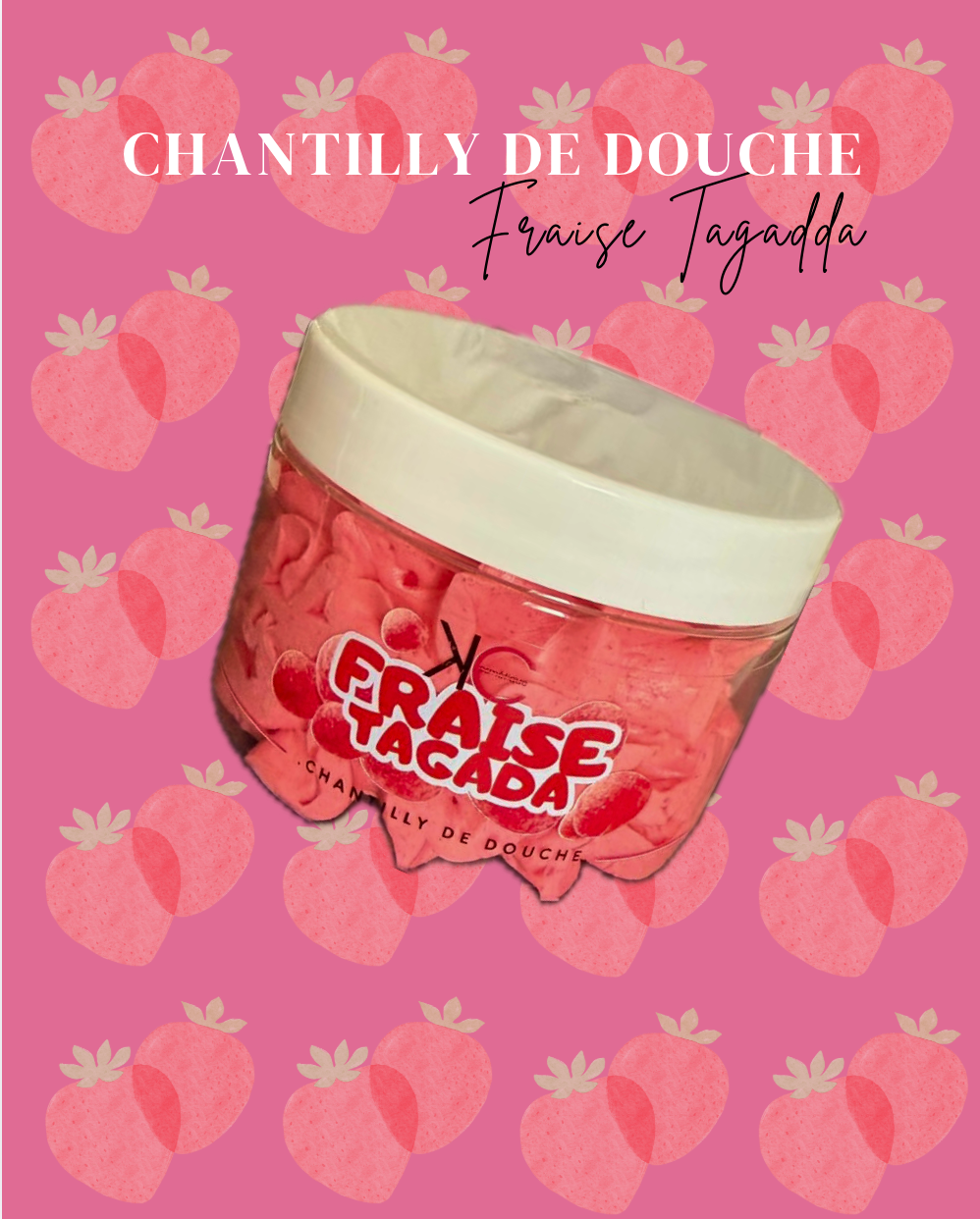 Chantilly de Douche : Senteur Fraise Tagada 🍓