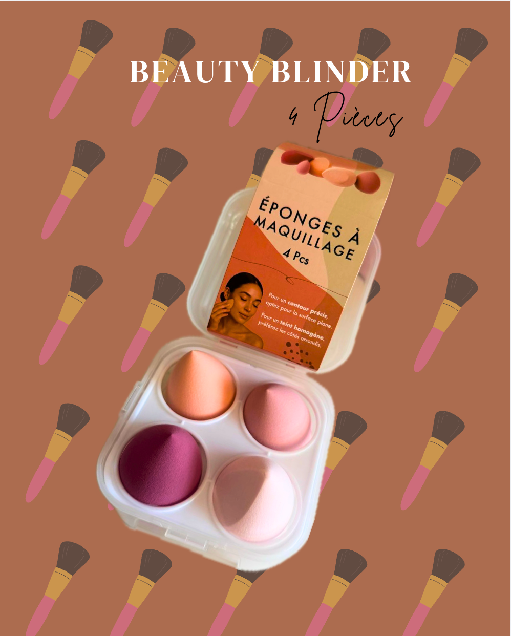 Lot de 4 Beauty Blenders💗