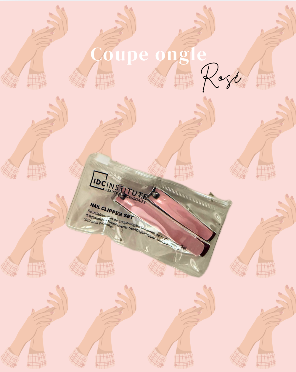 Coupe ongle rosé