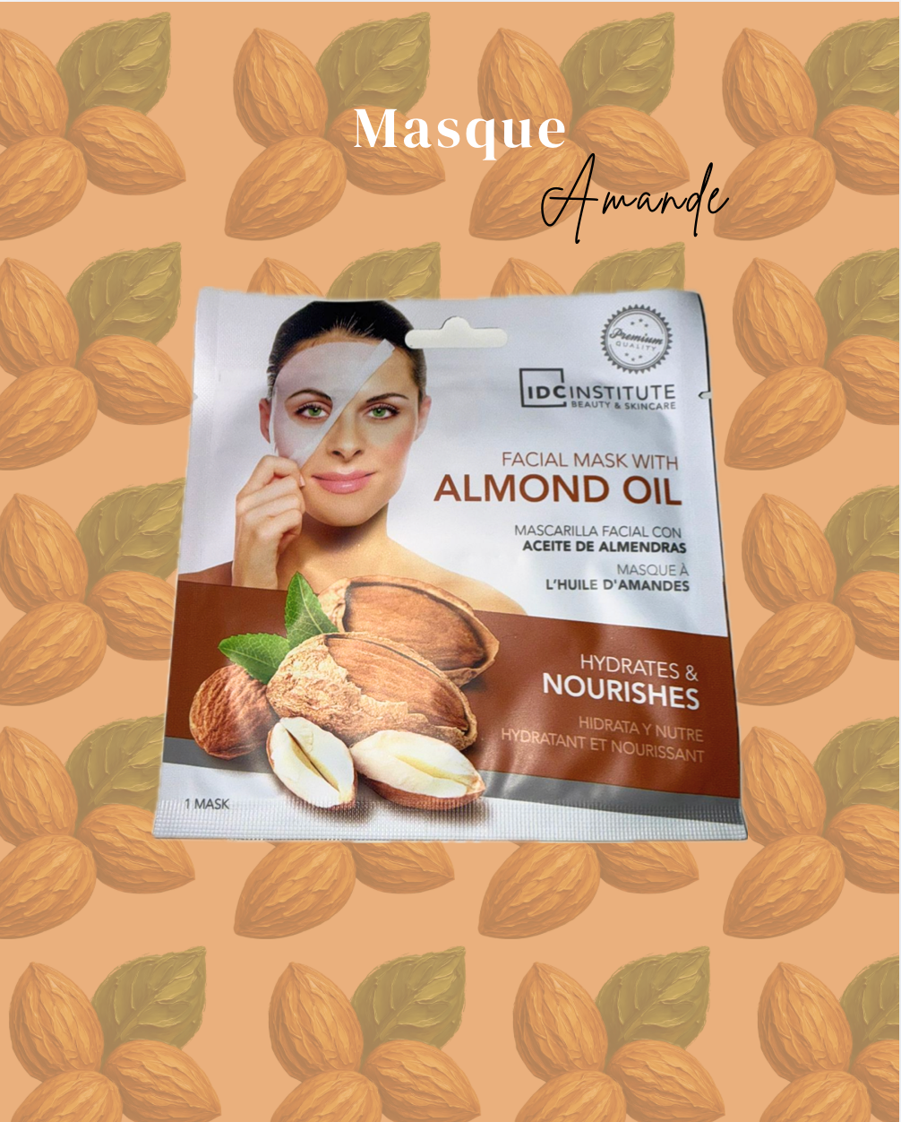Masque visage amande ✨