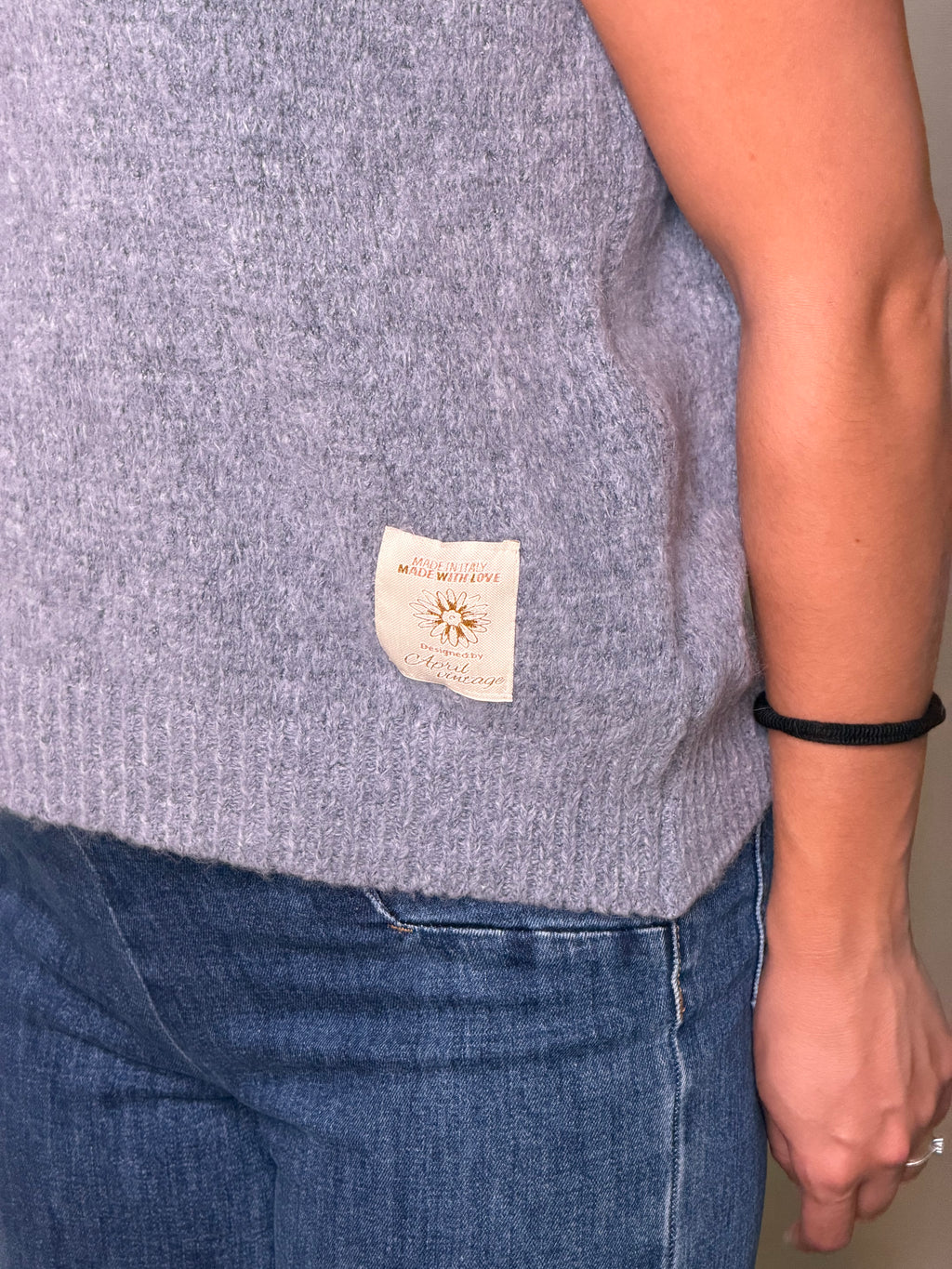 Pull sans manches en maille ✨