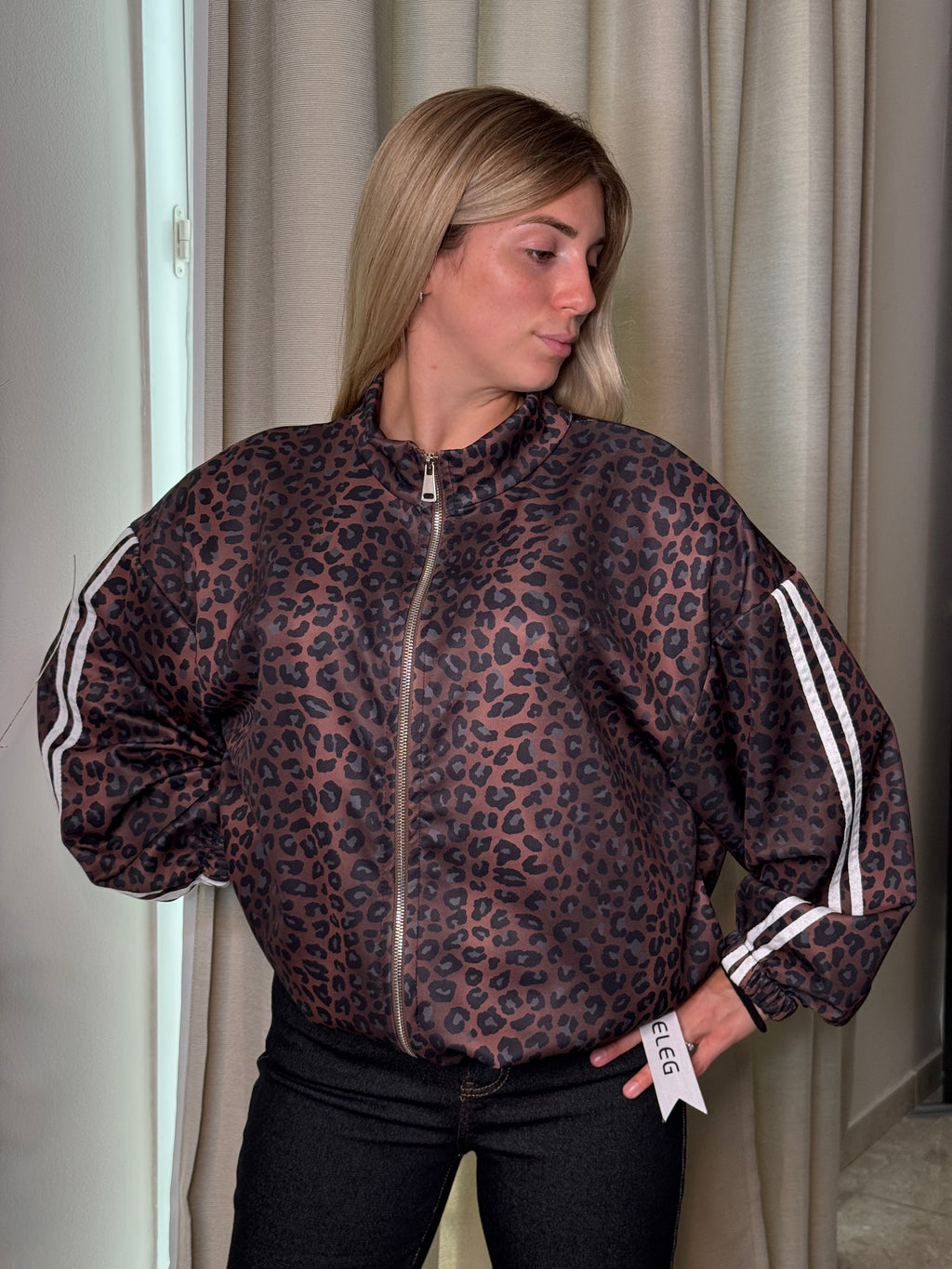 Veste zippée léopard 🐆