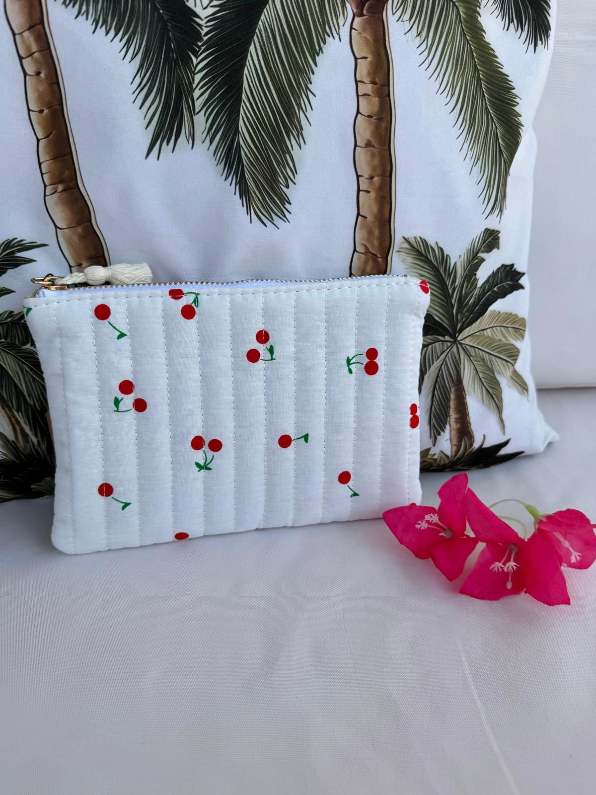 Pochette Matelassée Cerises