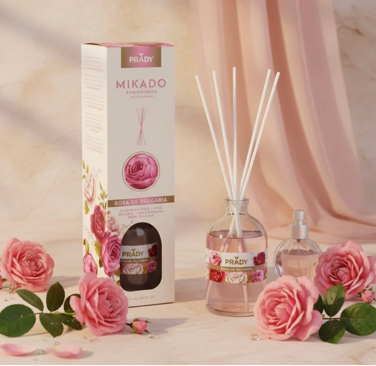 Diffuseur de parfum rose